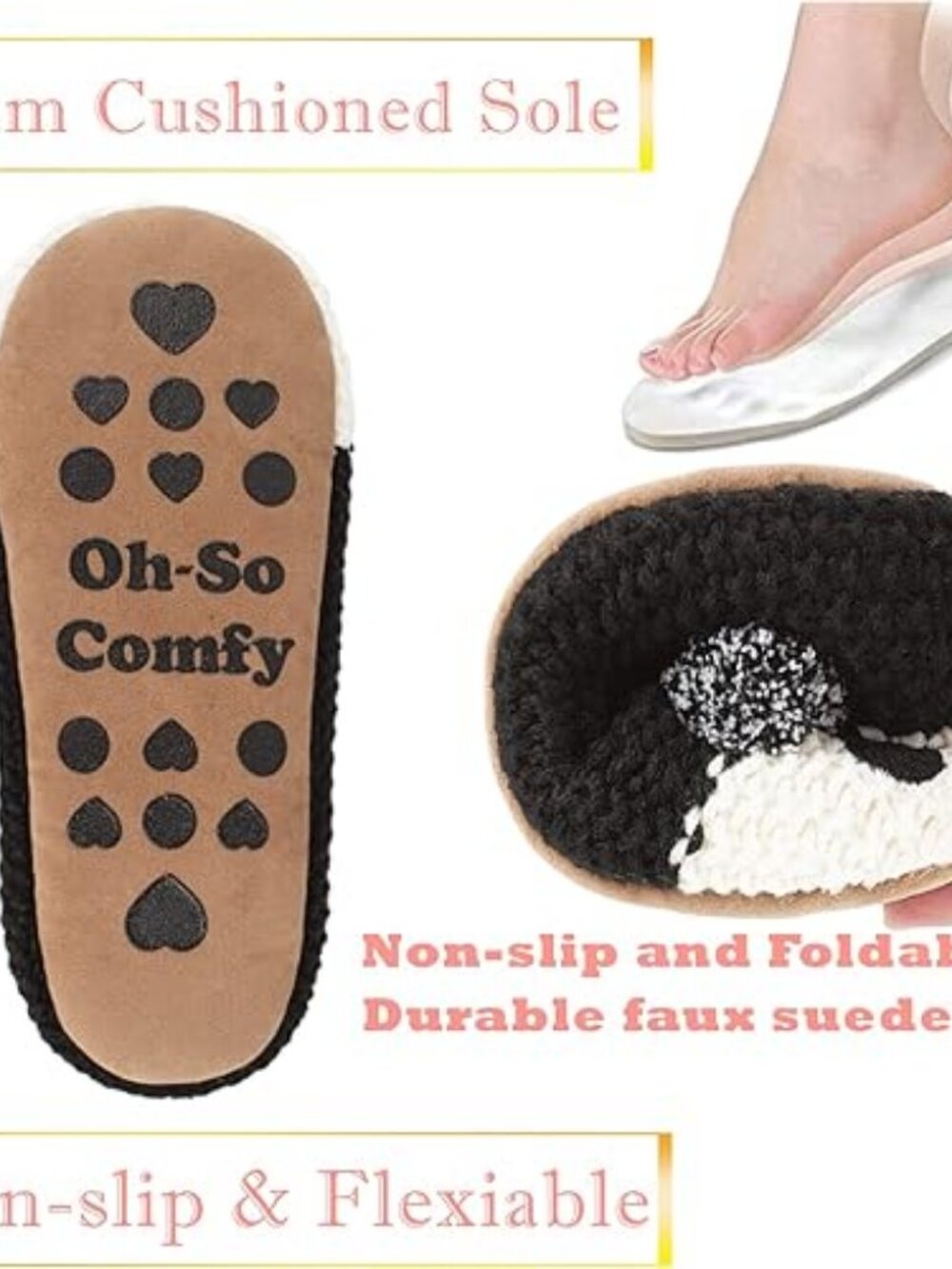 Cute Animal House Slippers  | Fuzzy Slipper Socks - Picture 9 of 11